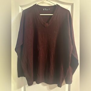 Polo 100 cashmere sweater maroon XXL